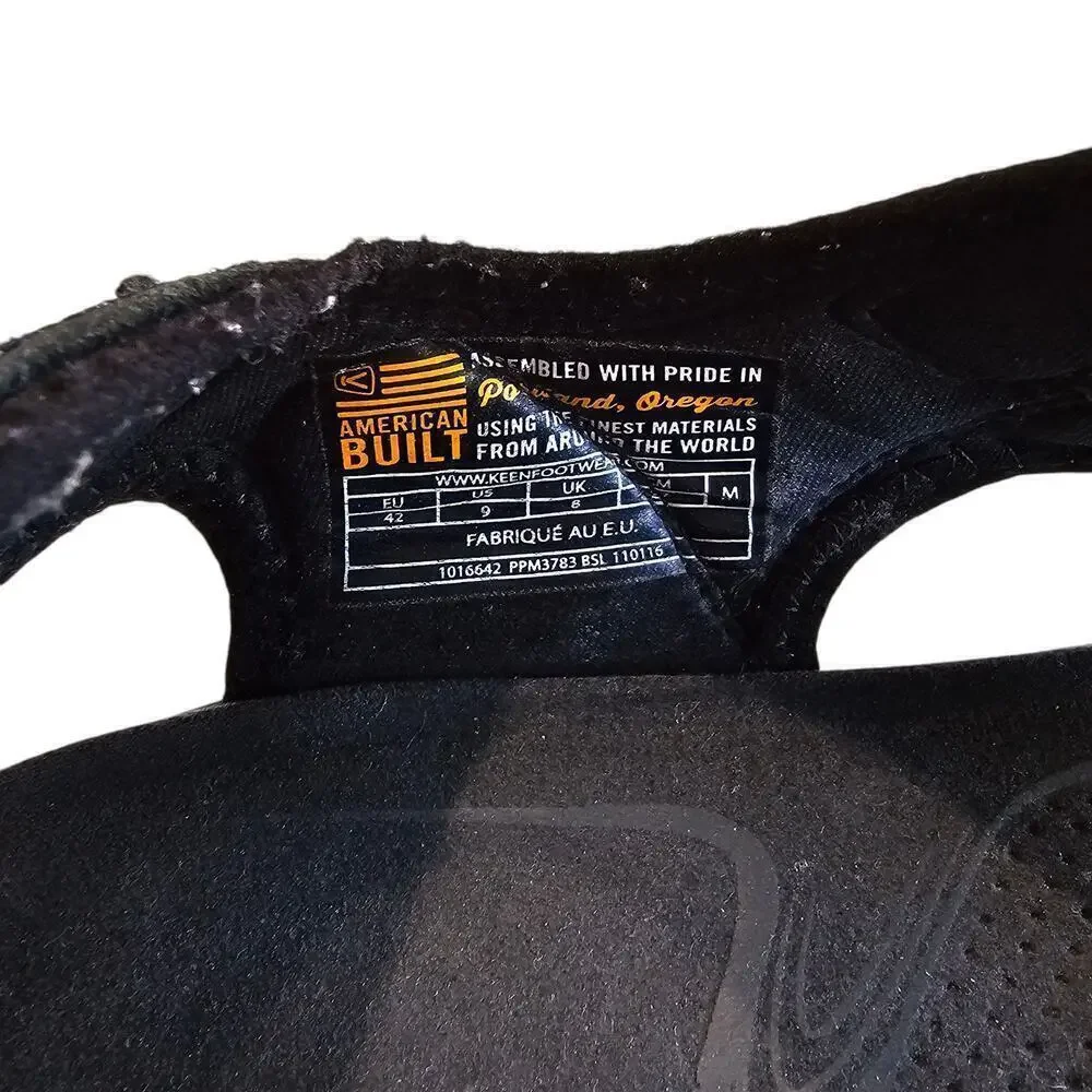 Keen Men's Rialto 3 Point Sandals Black Size 9